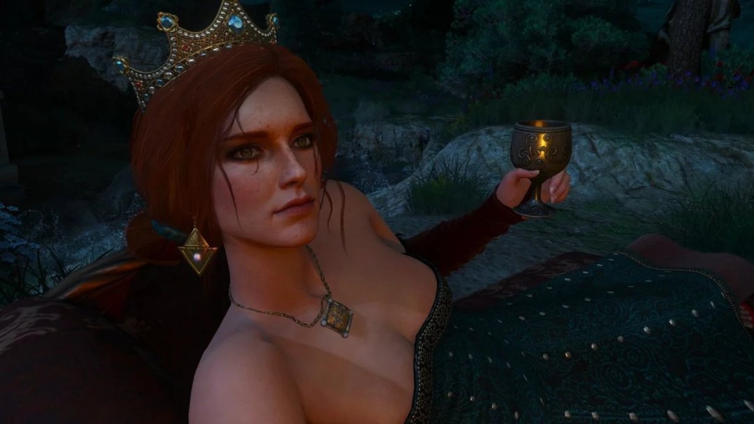 蓝色别有韵味 俄罗斯COSER演绎《巫师》原著特莉丝