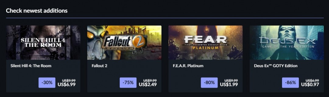 GOG游戏保护计划新增27款PC经典 包括《寂静岭4》