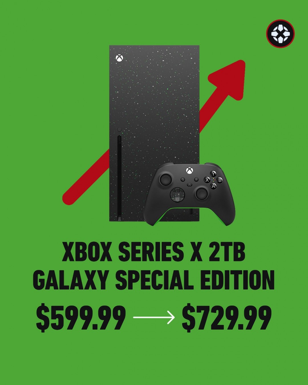 微软提高所有Xbox Series主机价格 Xbox游戏今年圣诞假涨价到80美元