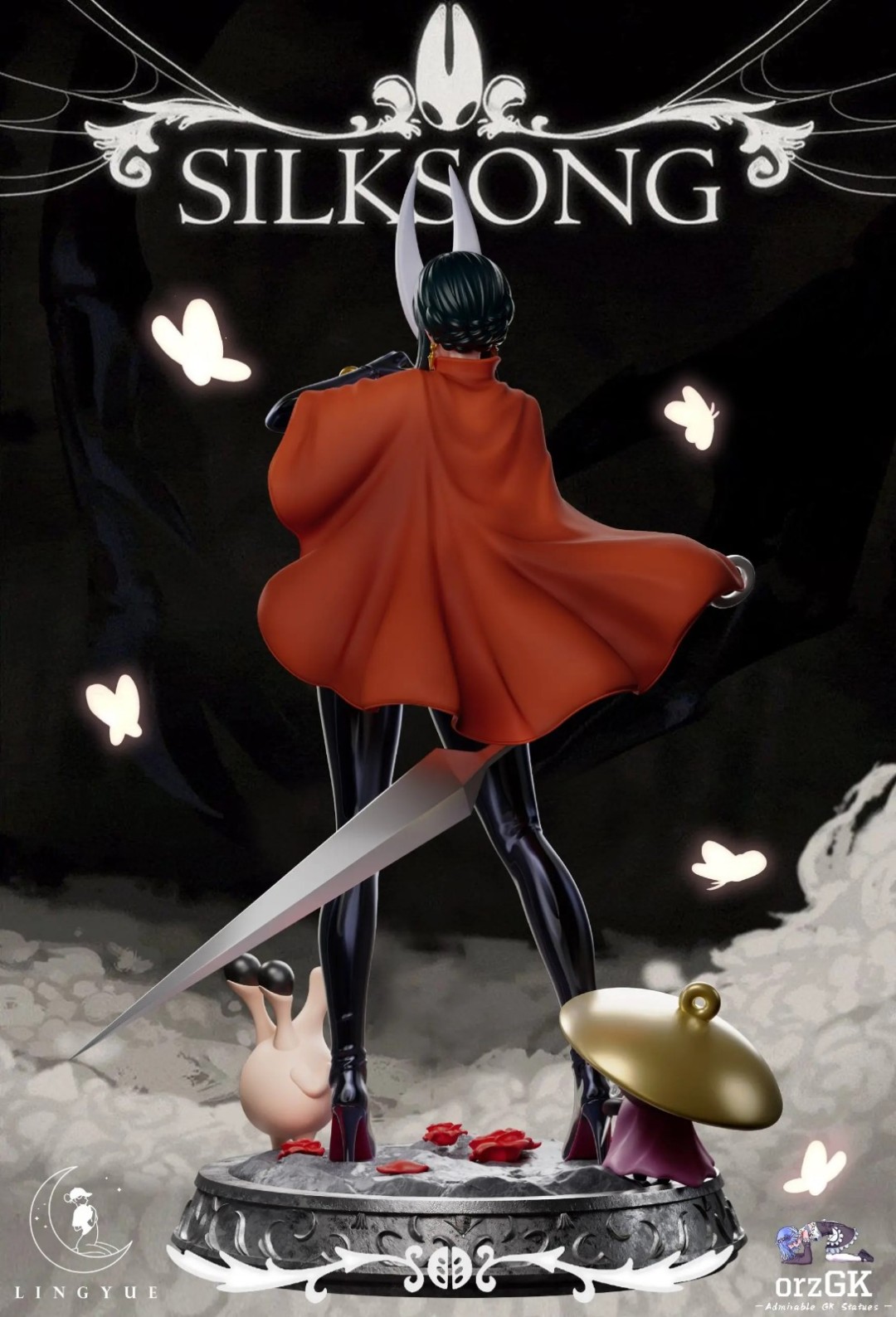 《空洞骑士：丝之歌》大黄蜂GK雕像 拟人化美女吸睛