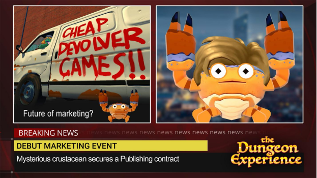 Devolver新作《地牢奇旅》今日首曝：一只泥蟹，教你实现财务自由！