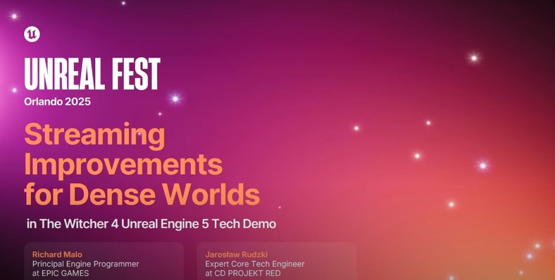CDPR详解《巫师4》技术演示：新技术提升游戏性能！