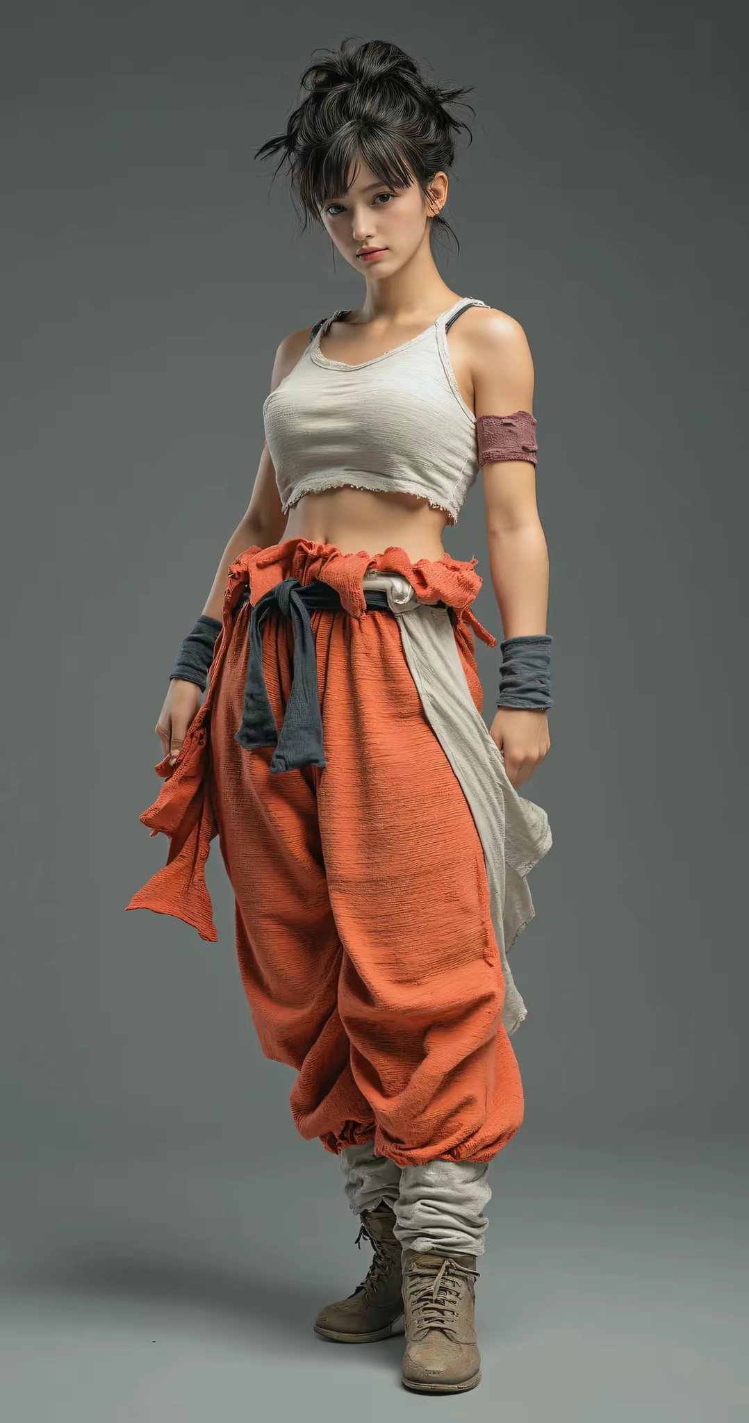 小姐姐气场十足！AI生成的《龙珠》Coser图赏