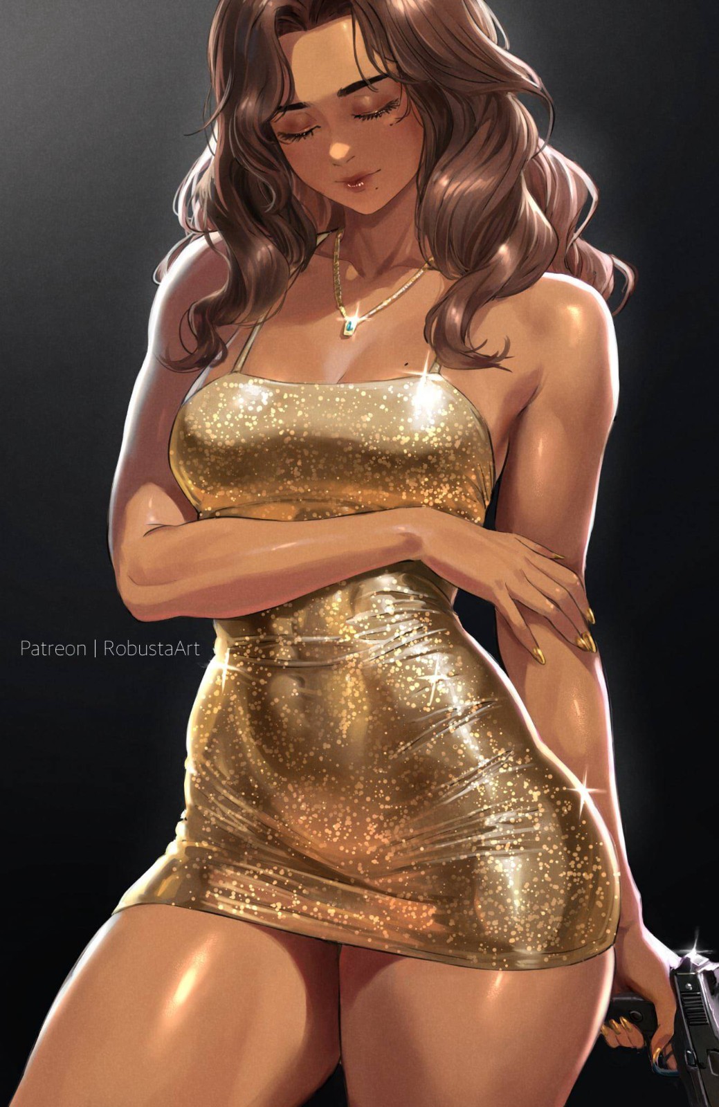 《GTA6》女主角露西娅同人图 翘臀非常吸睛