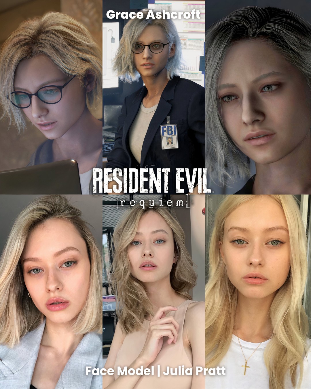 波兰超模！《生化危机：安魂曲》女主脸模疑似曝光