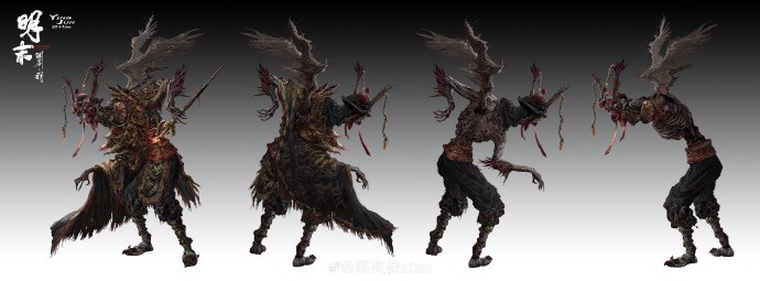《明末：渊虚之羽》概念原画图公布！包含未登场角色