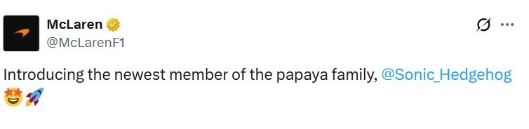 我们联合！ 索尼克和迈凯伦30年再次合作