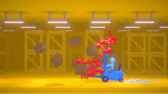 用拳头打通职场晋升路！物理乱斗新游《打工火柴人》8月18日Steam正式开打