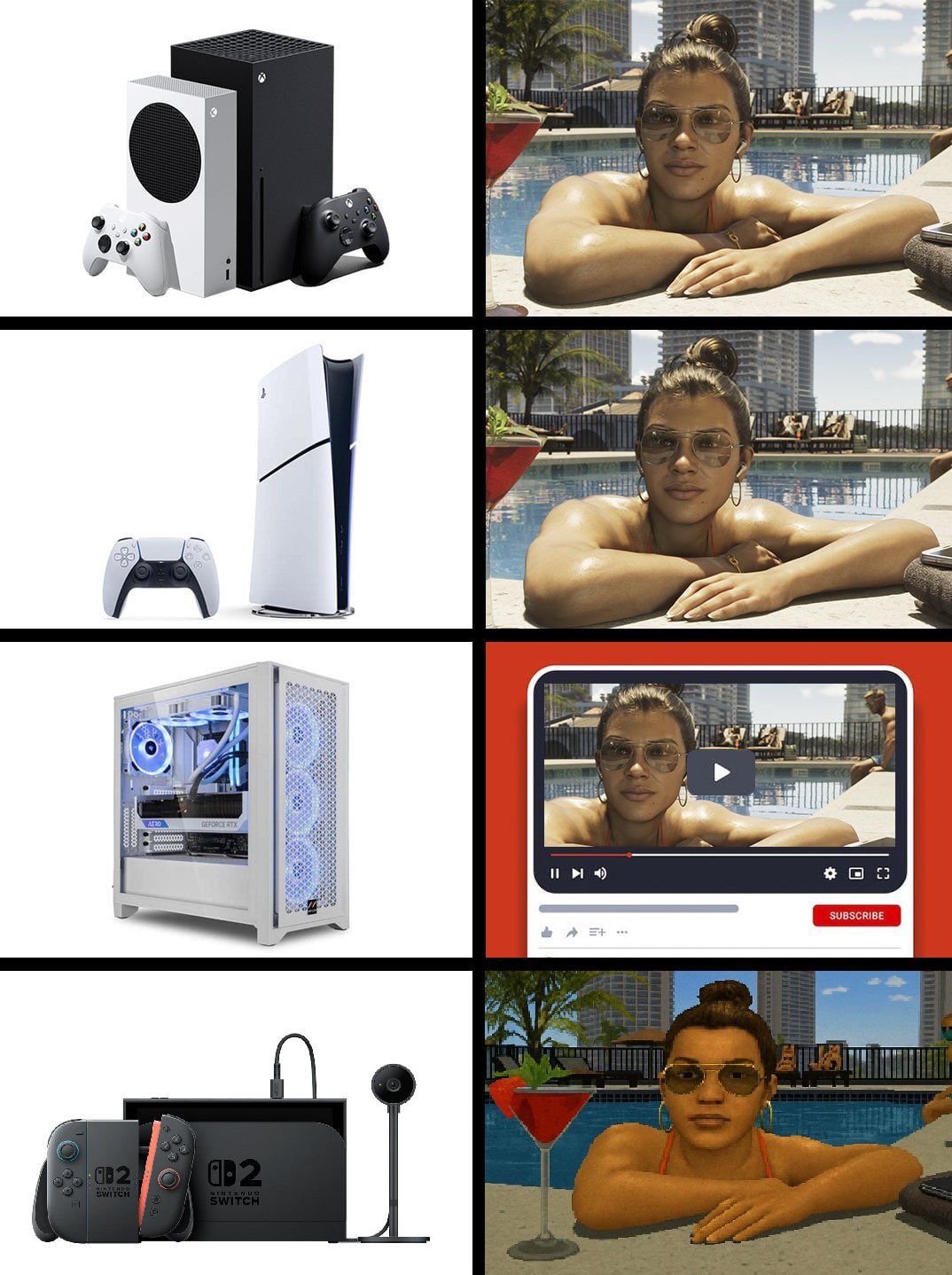 海外主机党嘲笑PC玩家：《GTA6》只配视频通关