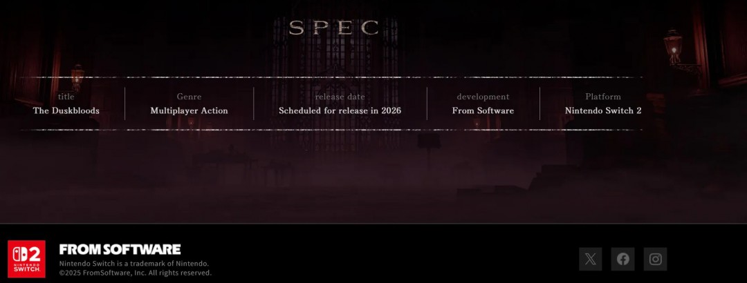 PC版有戏？《黄昏血族》版权为FromSoftware所有