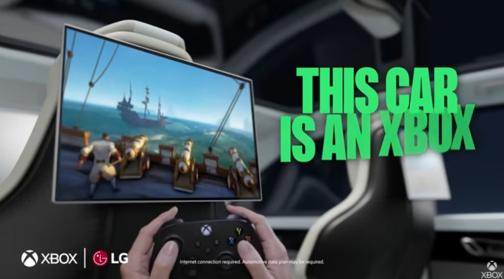 微软与LG合作 计划向联网车内搭载Xbox Cloud Gaming