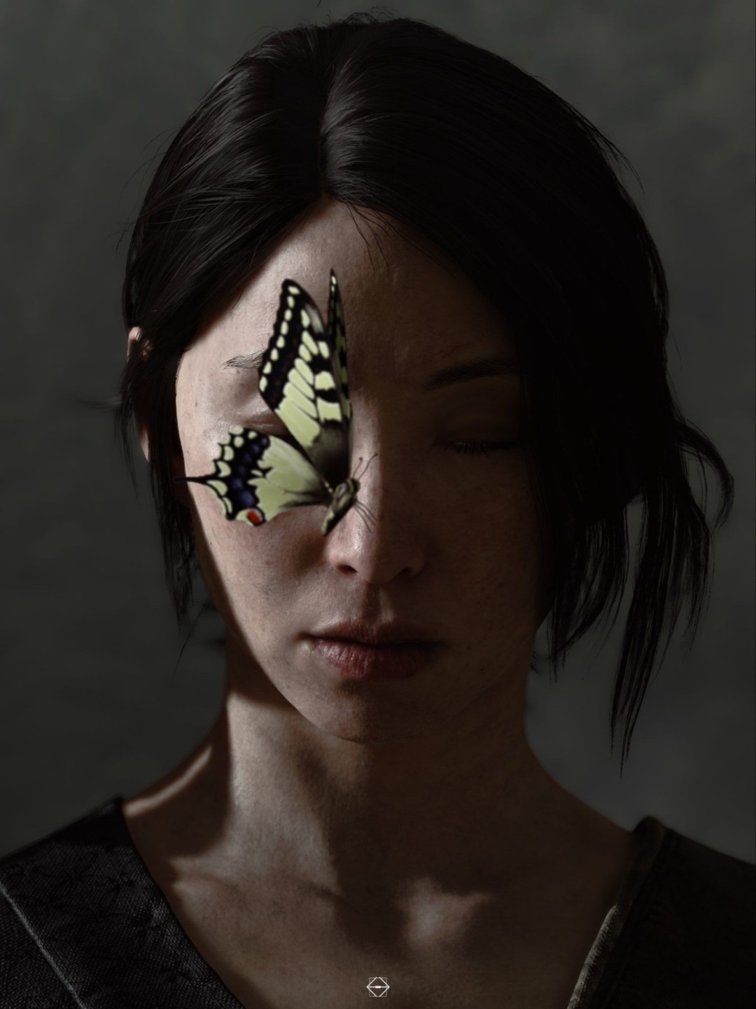 《羊蹄山之魂》女主笃美照 脸模转发并表示满意