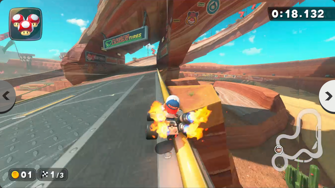 细心玩家称发现《马里奥赛车：世界》有反向赛道设定