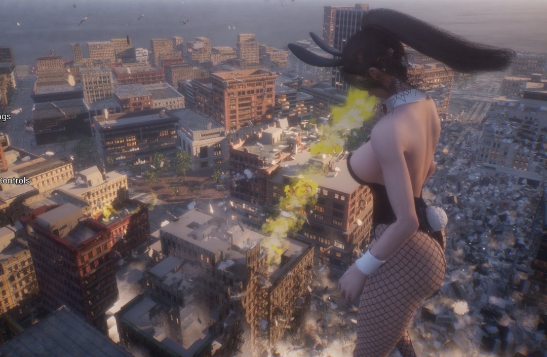 《女巨人游乐场》全新截图 性感女巨人狠狠踩人