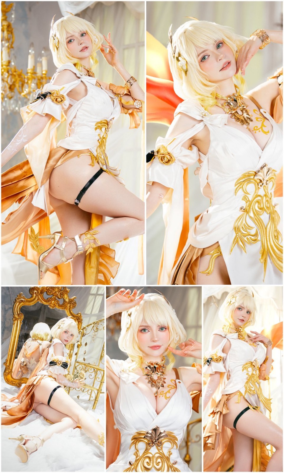 又大又白！艾什莉体模Cos《妮姬》莉贝雷利奥