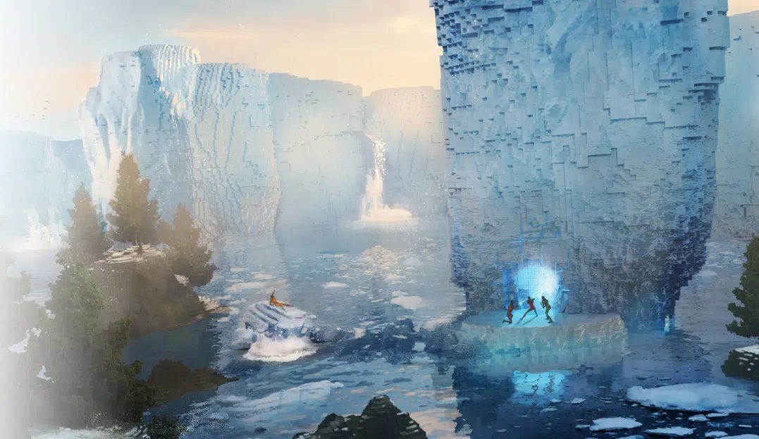 育碧被取消的沙盒游戏概念图曝光 类似《我的世界》