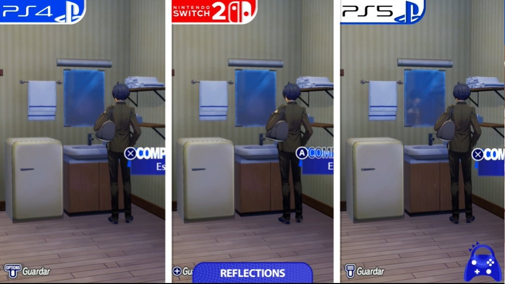 与PS4版表现相同！ 《P3R》switch2版与PS版对比