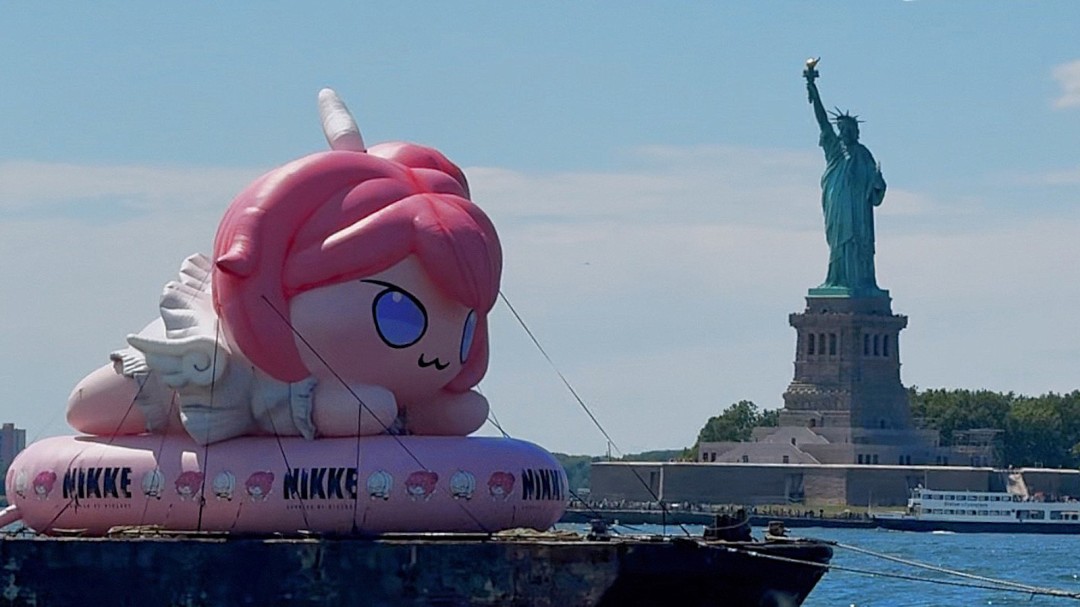 巨大Doro现身纽约《胜利女神》夏日联动营销再整活