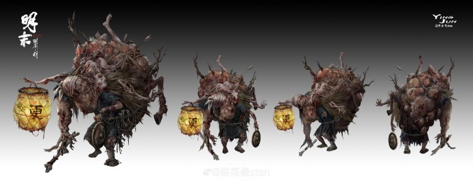 《明末：渊虚之羽》概念原画图公布！包含未登场角色