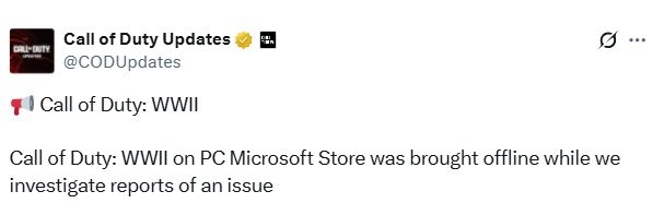 前所未有的黑客攻击！ 《使命召唤：二战》遭受RCE攻击被紧急下架