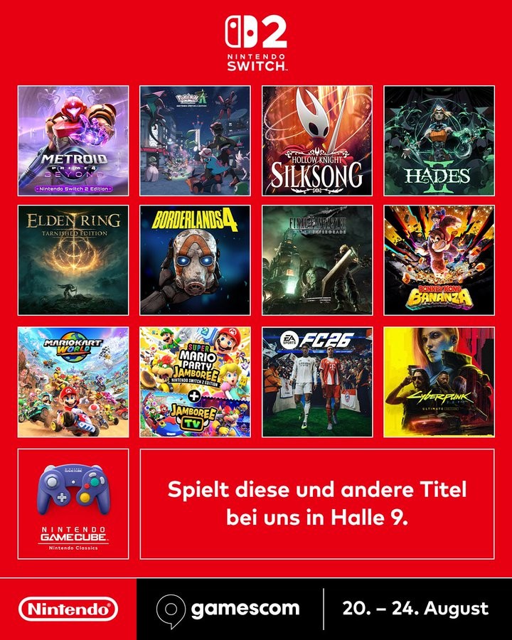 科隆展任天堂展区阵容公布《丝之歌》等大作开放试玩