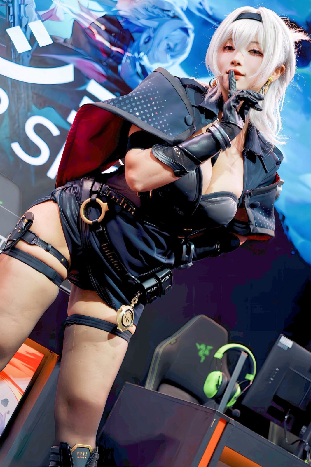 日本新人声优现身TGS《命运扳机》展台 大雷cos吸睛