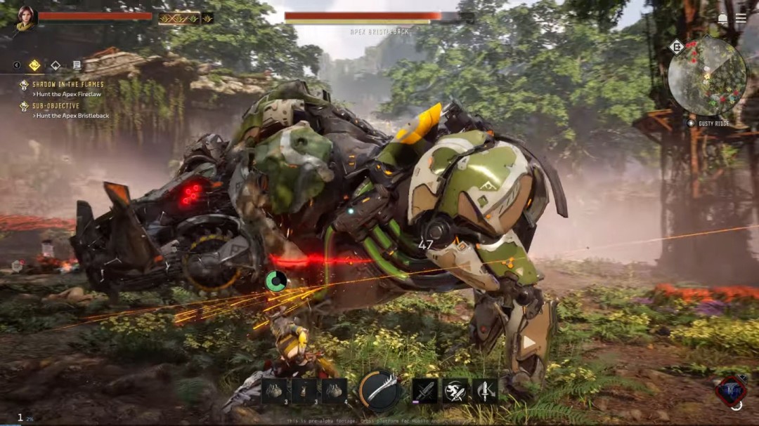 《地平线：钢铁边境》新情报：有12种武器供选择