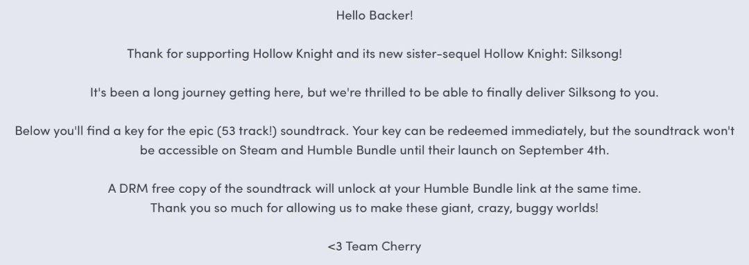 比前作两倍还多！《丝之歌》确认共有53首游戏原声带曲目