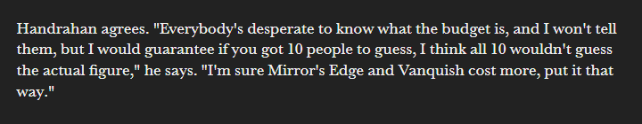 《光与影：33号远征队》开发成本比《镜之边缘》还低