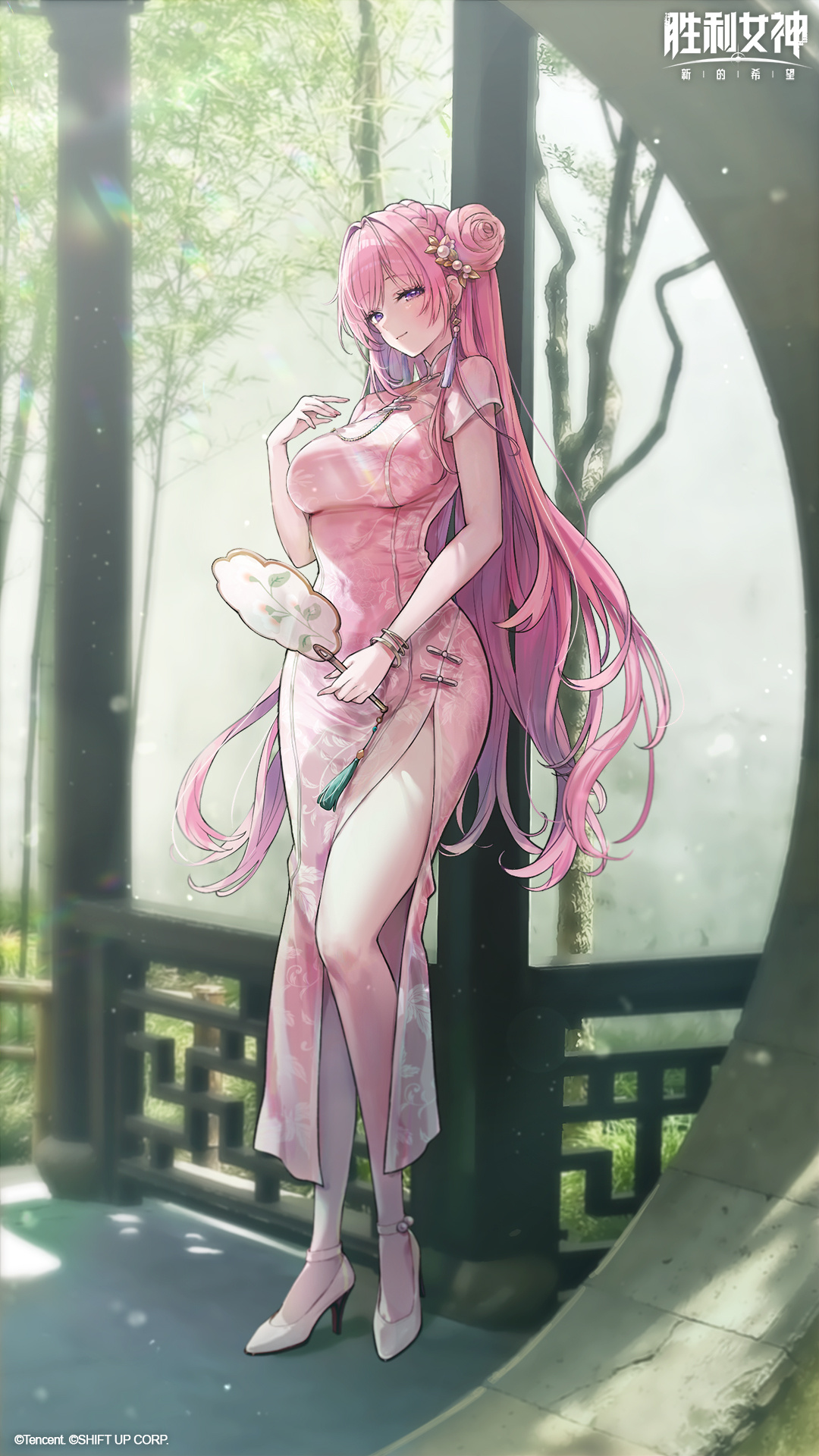 《胜利女神》国服新图 桃乐丝穿旗袍亮相苏州园林