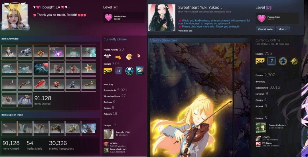 沙特王储修改其Steam账号主页：我买下了EA