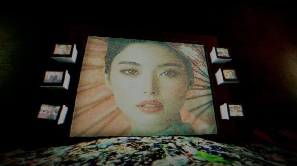 恐怖游戏新作《破碎怪谈：切勿直视》百目鬼在暗中窥视