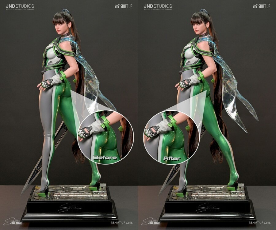 《星刃》伊芙雕像下半身将修改 臀部将更丰满