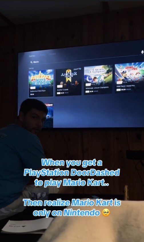 属实难绷 国外一对情侣买了PS5发现不能玩《马车》