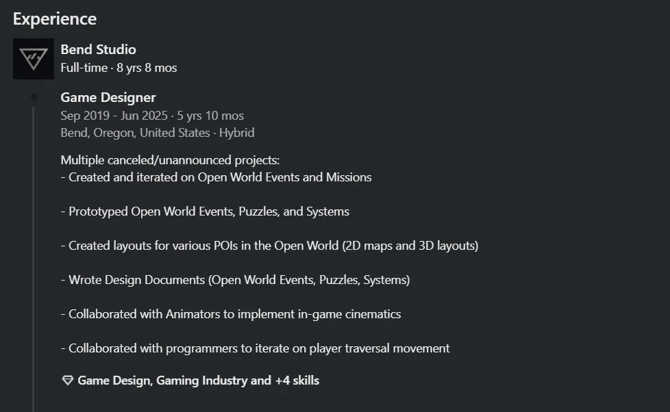 令人担忧 曝索尼取消《往日不再》工作室多个项目！