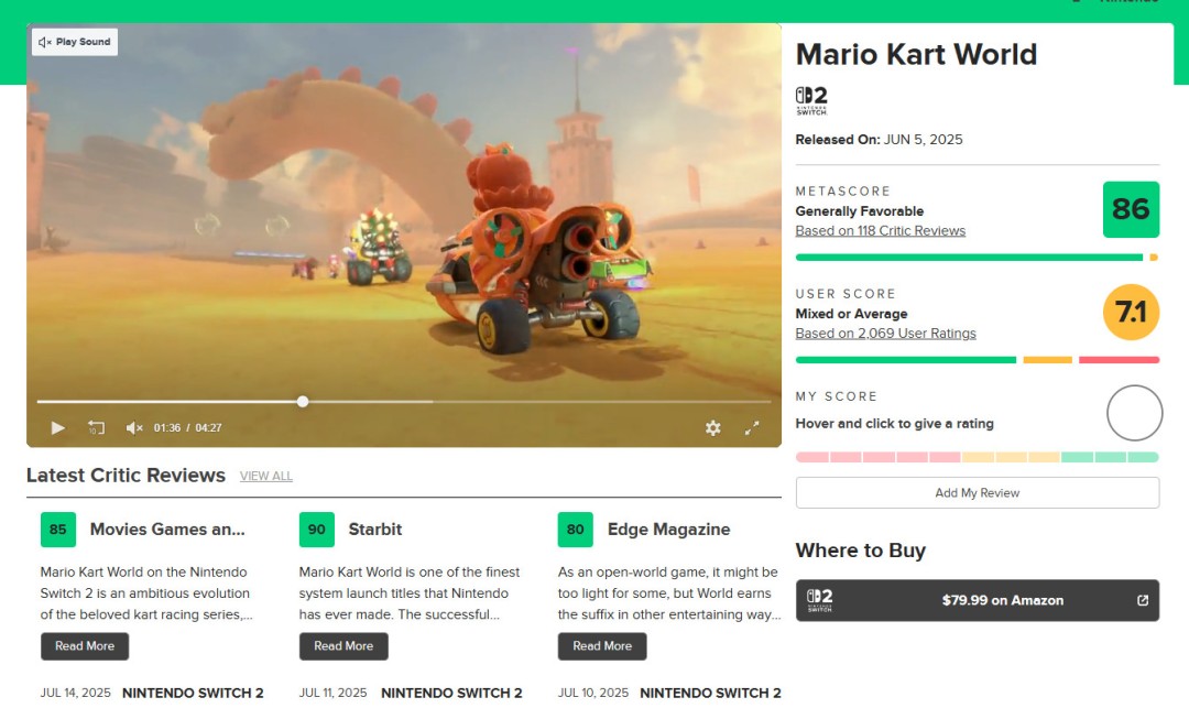 NS2首款杰作！《咚奇刚：蕉力全开》IGN 10分