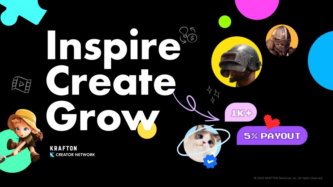 KRAFTON携手全世界创作者推出“KRAFTON创作者网络 ”