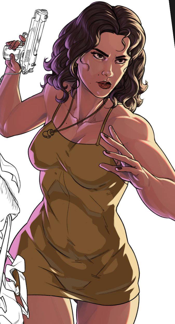 《GTA6》女主角露西娅同人图 翘臀非常吸睛