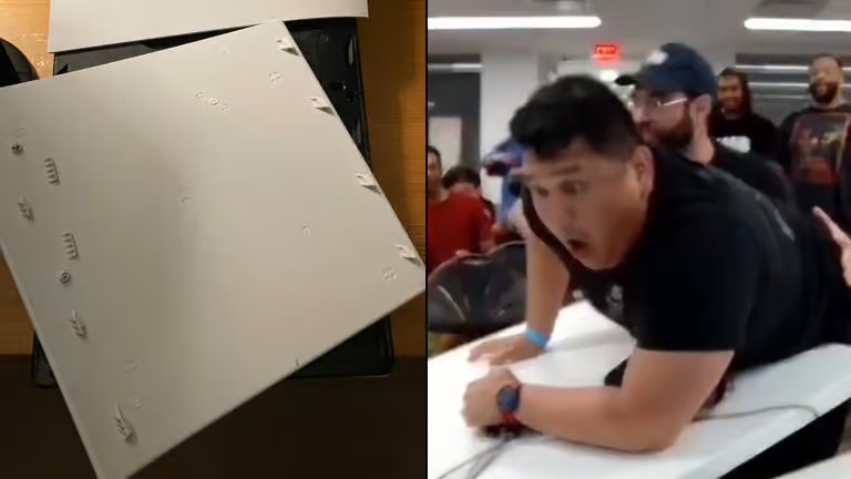 《铁拳8》选手夺冠太激动 一个飞扑误伤PS5主机