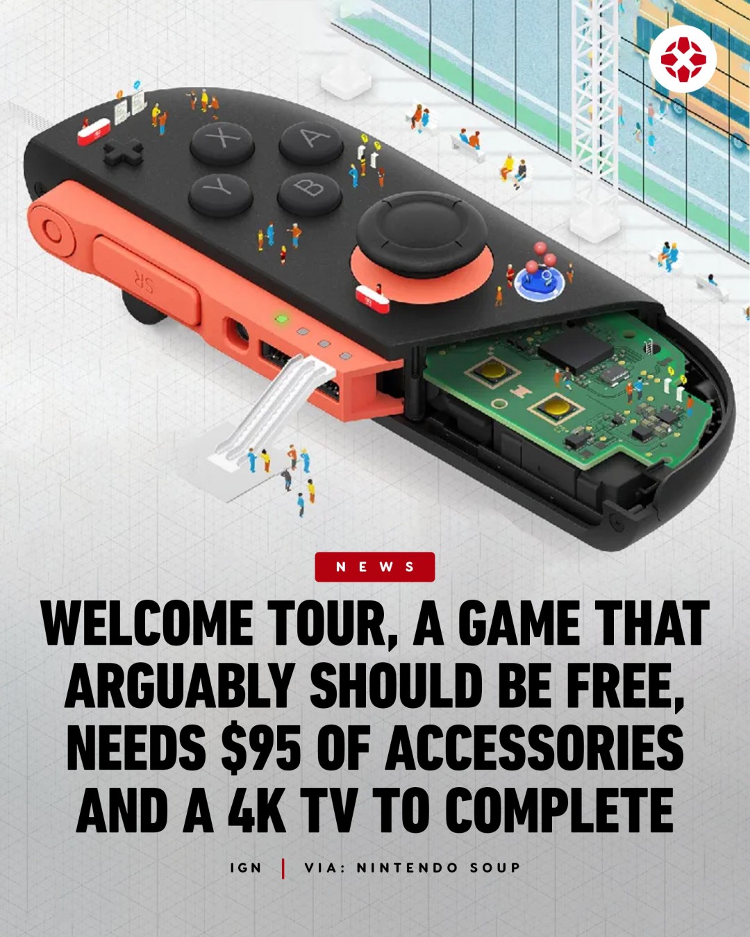 Switch 2 10美元的小游戏《欢迎之旅》 竟要求95美元设备和4K电视才能通关