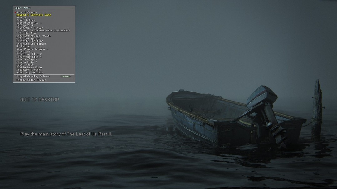 《最后的生还者2》PC版自带修改器 尽情享受乐趣