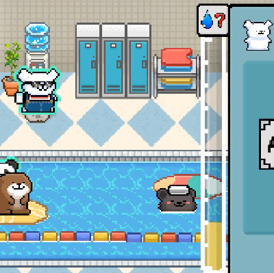 《线条小狗：动物温泉》季节DLC夏日派对正式上线，泳池躺椅开启清凉一夏！