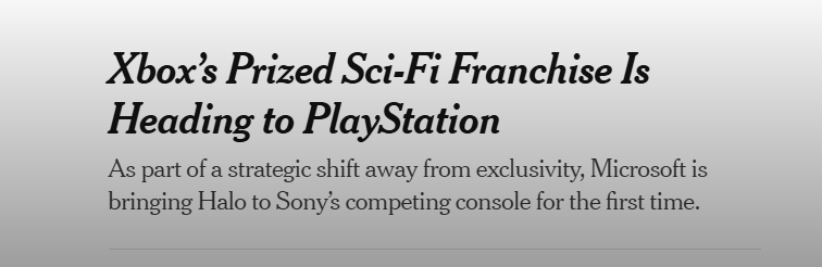 Xbox高层谈《光环》登陆PS5 最大竞争对手并非索尼