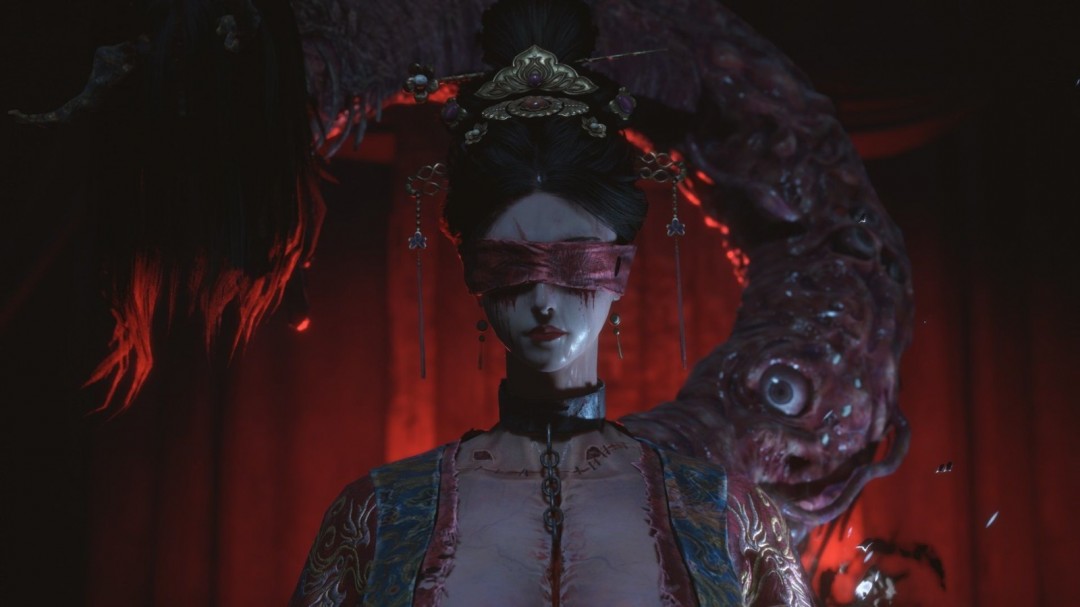 《明末：渊虚之羽》新套装截图 诡异新娘身姿傲人