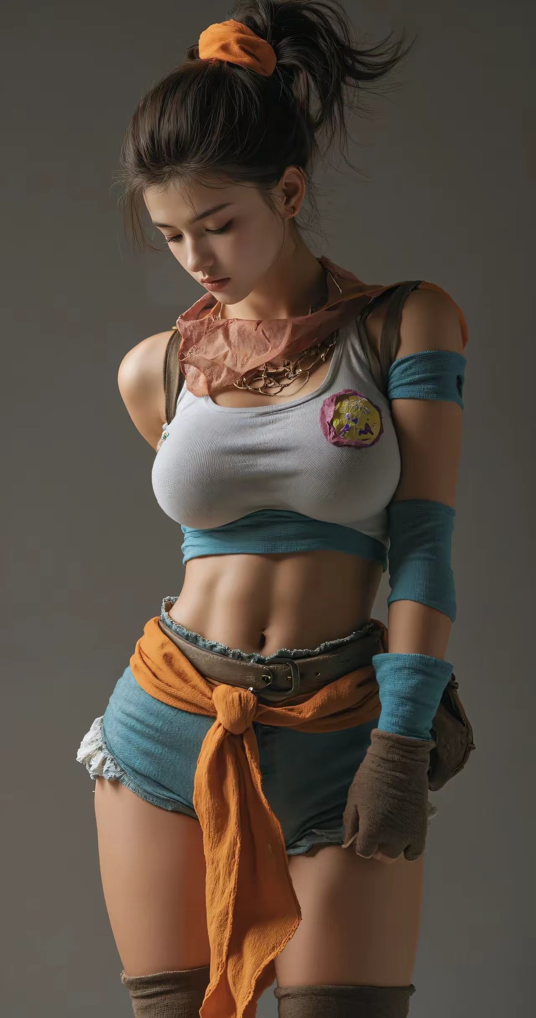 小姐姐气场十足！AI生成的《龙珠》Coser图赏