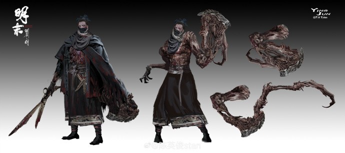 《明末：渊虚之羽》概念原画图公布！包含未登场角色