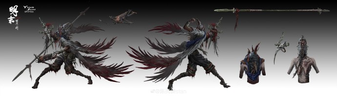 《明末：渊虚之羽》概念原画图公布！包含未登场角色