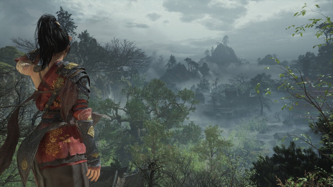 《明末：渊虚之羽》新图 女主无常远眺神秘村落