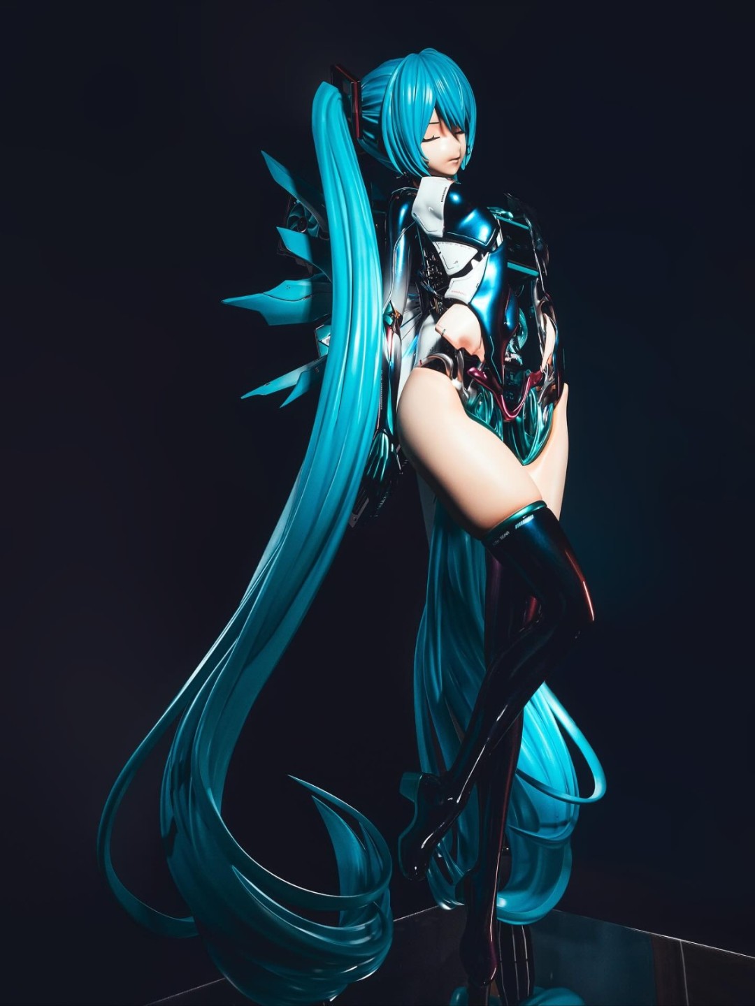 全球首台初音未来人形造型电竞主机 栩栩如生！