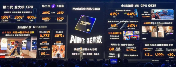 天玑9400用上PC级CPU架构，手机处理器性能要越级？